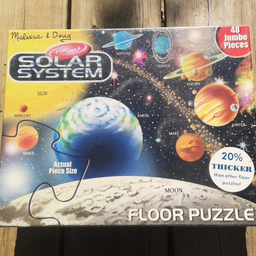 Melissa & Doug Solar System Floor Puzzle - Vibrant Colors
